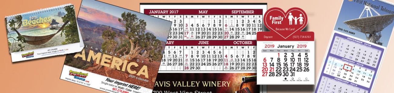 Promotional Calendars, Advertising Calendars, For Businesses