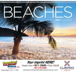 Beaches Promotional Calendar  promotional calendar – Nature Calendars – 2026