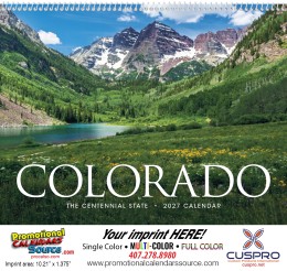 Colorado Promotional Calendar  promotional calendar – US States Calendars – 2026