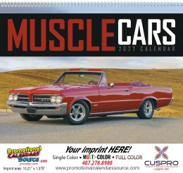 Muscle Cars Promotional Calendar  promotional calendar – Cars Calendars – 2026