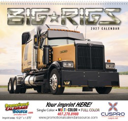 Big Rigs Promotional Calendar  promotional calendar – Trucks Calendars – 2026