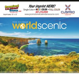 World Scenic Promotional Calendar  promotional calendar – World Travel Calendars – 2026
