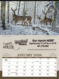 Wildlife Art Executive Wall Calendar promotional calendar – Monthly View Executive Calendars – 2026