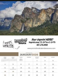 American Splendor with Date Blocks Exec Wall Calendar promotional calendar – Monthly View Executive Calendars – 2026