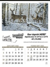 Wildlife Art 2 Month View Promotional Calendar promotional calendar – 2 Month View Calendars – 2026
