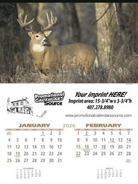 Wildlife 2 Month View Large Executive Animal Calendar promotional calendar – 2 Month View Calendars – 2026
