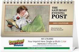 The Saturday Evening Post Promotional Desk Calendar  promotional calendar – Tent Desk Calendars – 2026