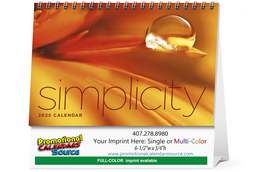 Simplicity Large Promotional Desk Calendar  promotional calendar – Tent Desk Calendars – 2026