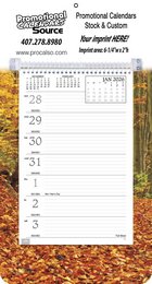Weekly Memo Calendar Custom Printed, Autumn Scenic Theme, 7x13 promotional calendar – Memo Style Calendars – 2026