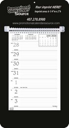 Promotional Weekly Memo Calendar  - Black promotional calendar – Memo Style Calendars – 2026