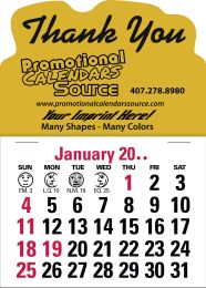Custom Mini Stick-Up Calendars with Adhesive Vinyl – Perfect for Year-Round Promotion promotional calendar – Classic Stick-Up Calendars – 2026