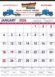 Patriotic Colors Contractor Calendar, 18x25,  promotional calendar – Contractor Calendars – 2026