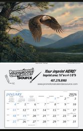 Large Single Image Calendar with Bold Eagle, Size 18x28 | 2027 promotional calendar – Large Format Calendars – 2026