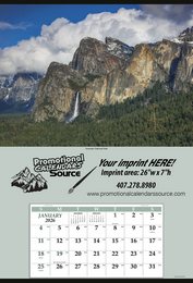 2027 Jumbo Promotional Calendar, Mount Hood 27x39 Stapled Pad promotional calendar – Large Format Calendars – 2026