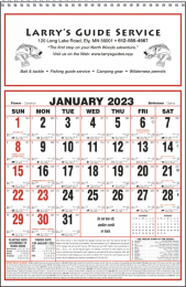 Large Almanac Commercial Calendar Size 11x17 promotional calendar – Almanac Calendars – 2026