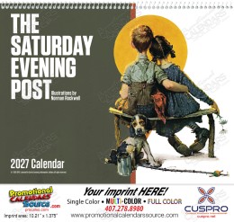 The Saturday Evening Post Calendar ll with Spiral Binding promotional calendar – The Saturday Evening Post – 2026