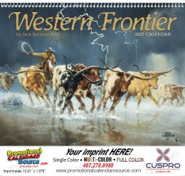 Western Frontier Spiral Calendar promotional calendar – Horses Calendars – 2026