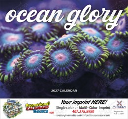 Ocean Glory Promotional Calendar - Stapled promotional calendar – Marine Life Calendars – 2026