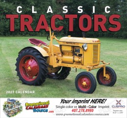 Classic Tractors Promotional Calendar, 2023, Stapled promotional calendar – Tractors Calendars – 2026