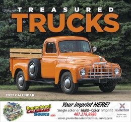 Treasured Trucks - Promotional Calendar, Stapled promotional calendar – Trucks Calendars – 2026