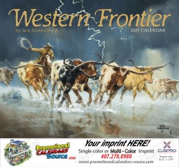 Western Frontier Calendar Stapled promotional calendar – Horses Calendars – 2026