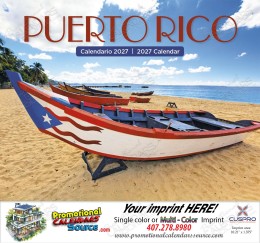 Puerto Rico Promotional Calendar, Stapled promotional calendar – Puerto Rico Calendars – 2026