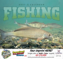 Fishing Promotional Calendar, Stapled promotional calendar – Fishing Calendars – 2026