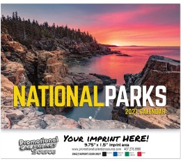National Parks Wall Calendar  - Stapled promotional calendar – Nature Calendars – 2026