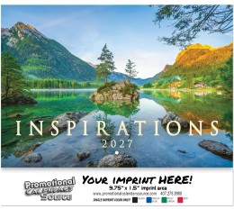 Inspirations  Wall Calendar  Stapled promotional calendar – Inspirational Calendars – 2026