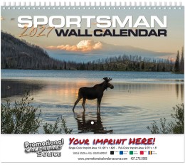 Sportsman Wall Calendar  - Spiral promotional calendar – Hunting Calendars – 2026