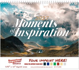 Moments of Inspirations Calendar with Spiral Binding promotional calendar – Inspirational Calendars – 2026