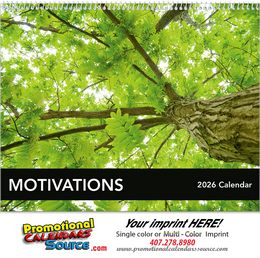 Motivations Promotional Wall Calendar  Spiral promotional calendar – Motivational Calendars – 2026