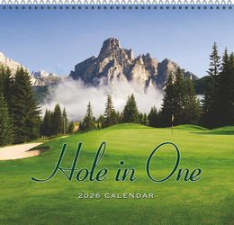 Hole In One Wall Calendar – Custom Imprinted Promotional Gift promotional calendar – Golf Calendars – 2026
