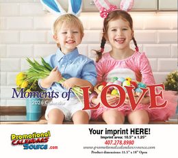 Moments Of Love Kids Calendar 2027 - Stapled promotional calendar – Kids Calendars – 2026