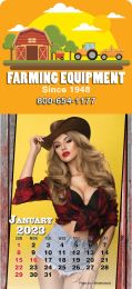 Stick-Up Calendar Large Header Full Color Imprint, Country Girls promotional calendar – Full Color Stick-Up Calendars – 2026
