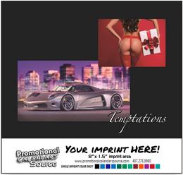Girls and Cars Temptations Calendar - Spanish/English Bilingual promotional calendar – Cars Calendars – 2026