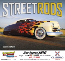 Street Rod Fever Promotional Calendar  Stapled promotional calendar – Cars Calendars – 2026