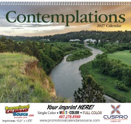 Contemplations Wall Calendar  - Spiral promotional calendar – Religion Theme Calendars – 2026