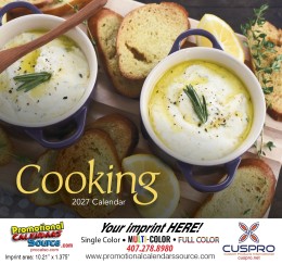 A Taste of Cooking Promotional Calendar  Stapled promotional calendar – Food Calendars – 2026