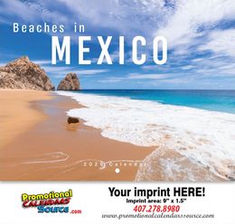 Mexico Beaches Calendar 2027 Stapled promotional calendar – Mexico Calendars – 2026