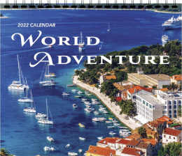 Scenic 3-Month View Calendar World Adventure 13.5x25.5 promotional calendar – 3 Month View Calendars – 2026