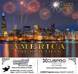 2027 America The Beautiful scenic Calendar - Funeral Preplanning insert option promotional calendar – Funeral Home Calendars – 2026