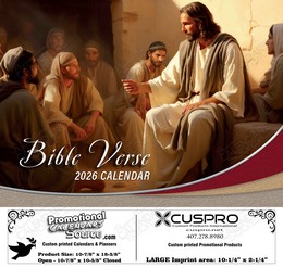 Bible Verse Protestant Calendar 2027, Funeral Preplanning insert option promotional calendar – Protestant Calendars – 2026