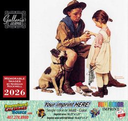 Norman Rockwell Memorable Images Art Calendar,  promotional calendar – Norman Rockwell Calendars – 2026
