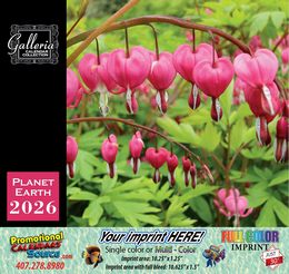 Planet  Earth Environmental Calendar promotional calendar – Nature Calendars – 2026