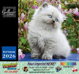 Kittens Calendar  promotional calendar – Pets Calendars – 2026