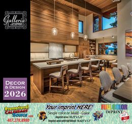 Home Decor & Design Calendar  promotional calendar – Homes Calendars – 2026