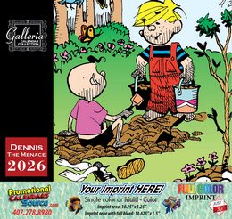 Dennis the Menace Calendar  promotional calendar – Humorous Calendars – 2026