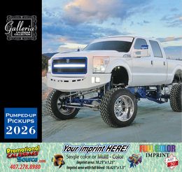 Pumped-Up Pickup Trucks Calendar  promotional calendar – Trucks Calendars – 2026