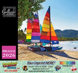 Scenic Mexico Bilingual Spanish/English Calendar  promotional calendar – Mexico Calendars – 2026